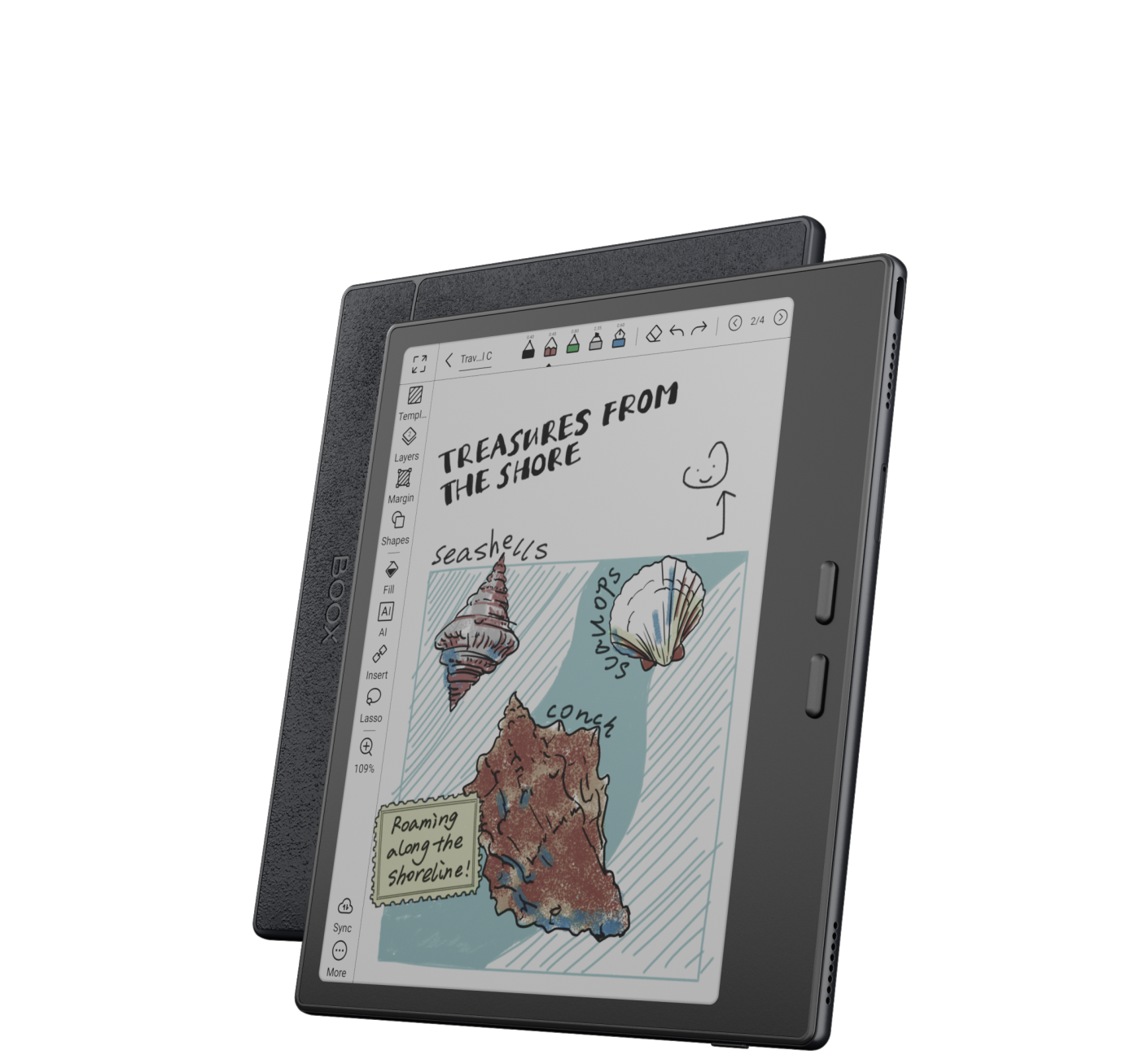 BOOX Go Color 7 Gen II - Black + FREE Cover