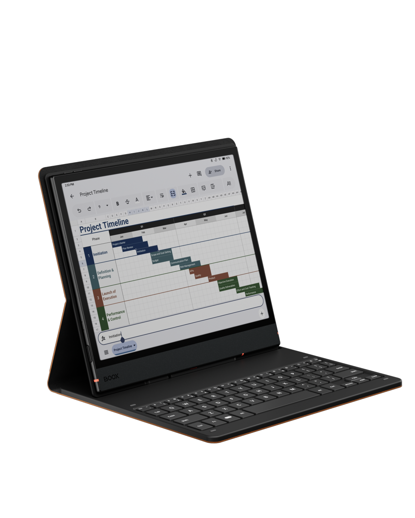 BOOX Note Air5 C純正キーボードマグネティックケース Boox Note Air5 C Magnetic Keyboard Cover