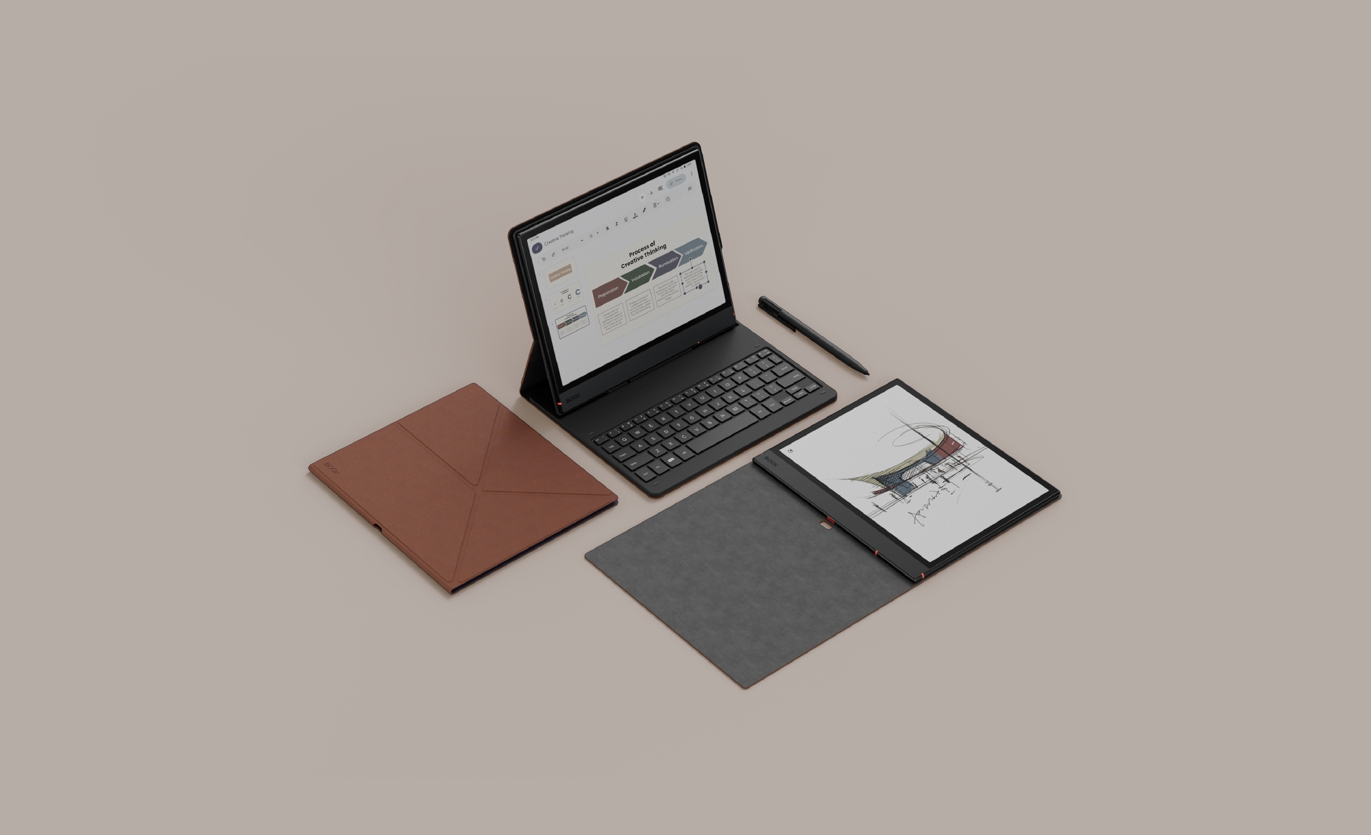 Boox Note Air5 C Magnetic Keyboard Cover