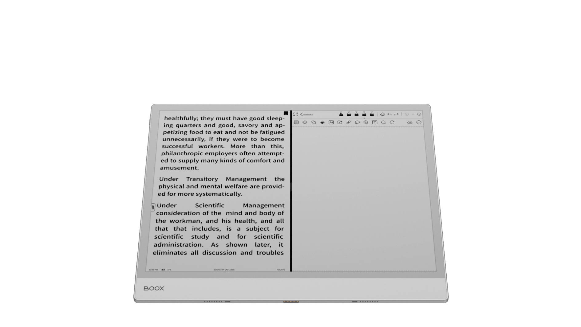 Onyx Boox Tab X review: I wish I had this in college