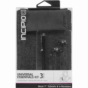 Incipio 3-in-1 Essential kit voor tablet en e-reader tot 8