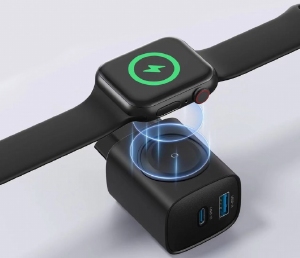 2-in-1 20 W Apple Watch + phone fast charger, black